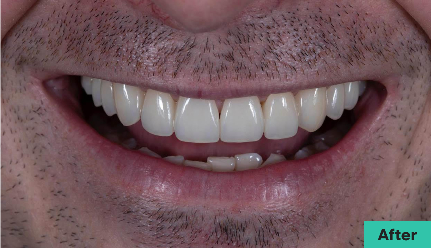 family of three smiling